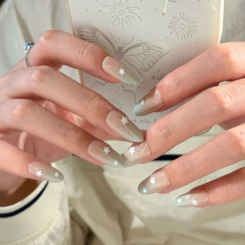 Artificial nails with elegant ombre finish Kalsten