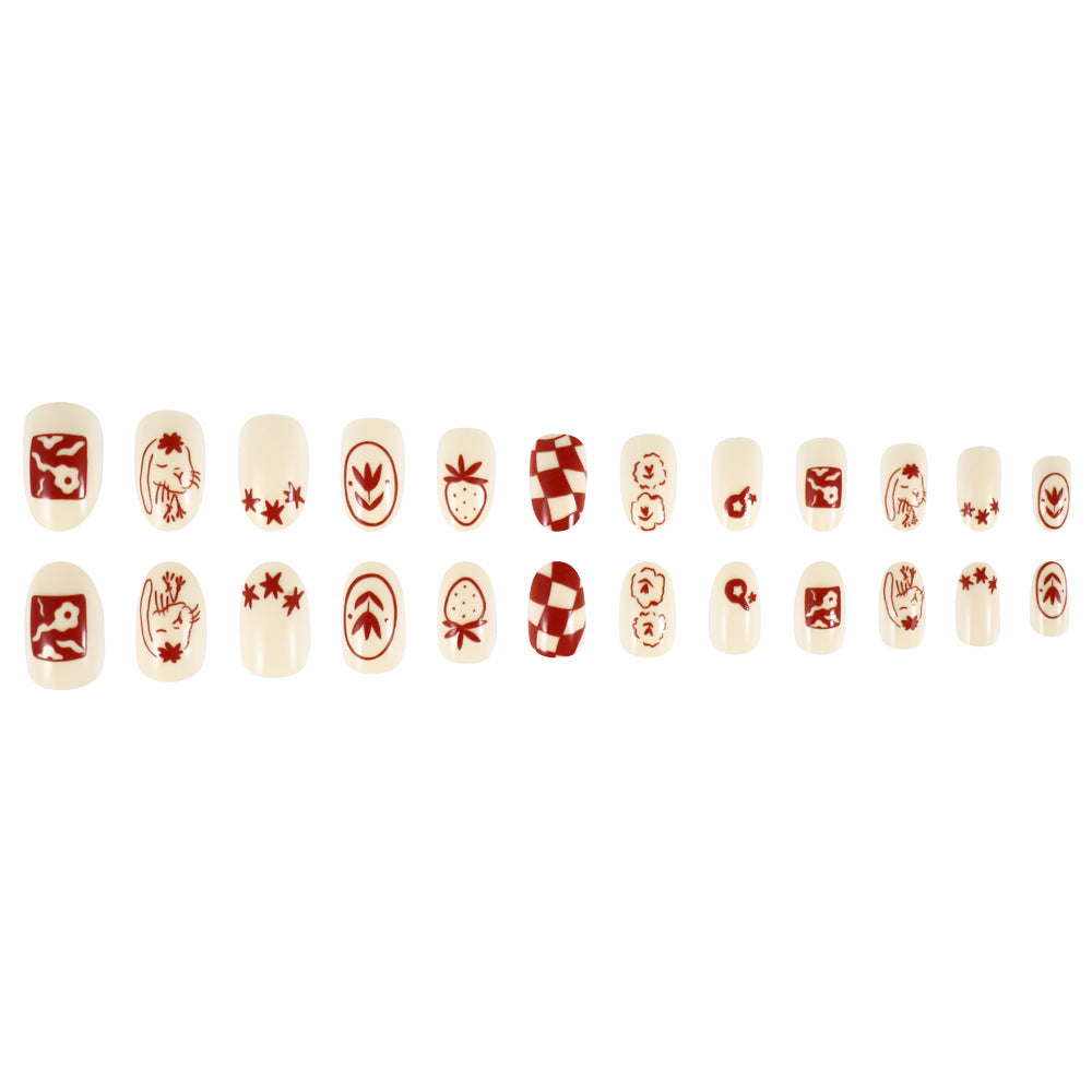 Artistic Themed Press-On Nail Set Kalsten