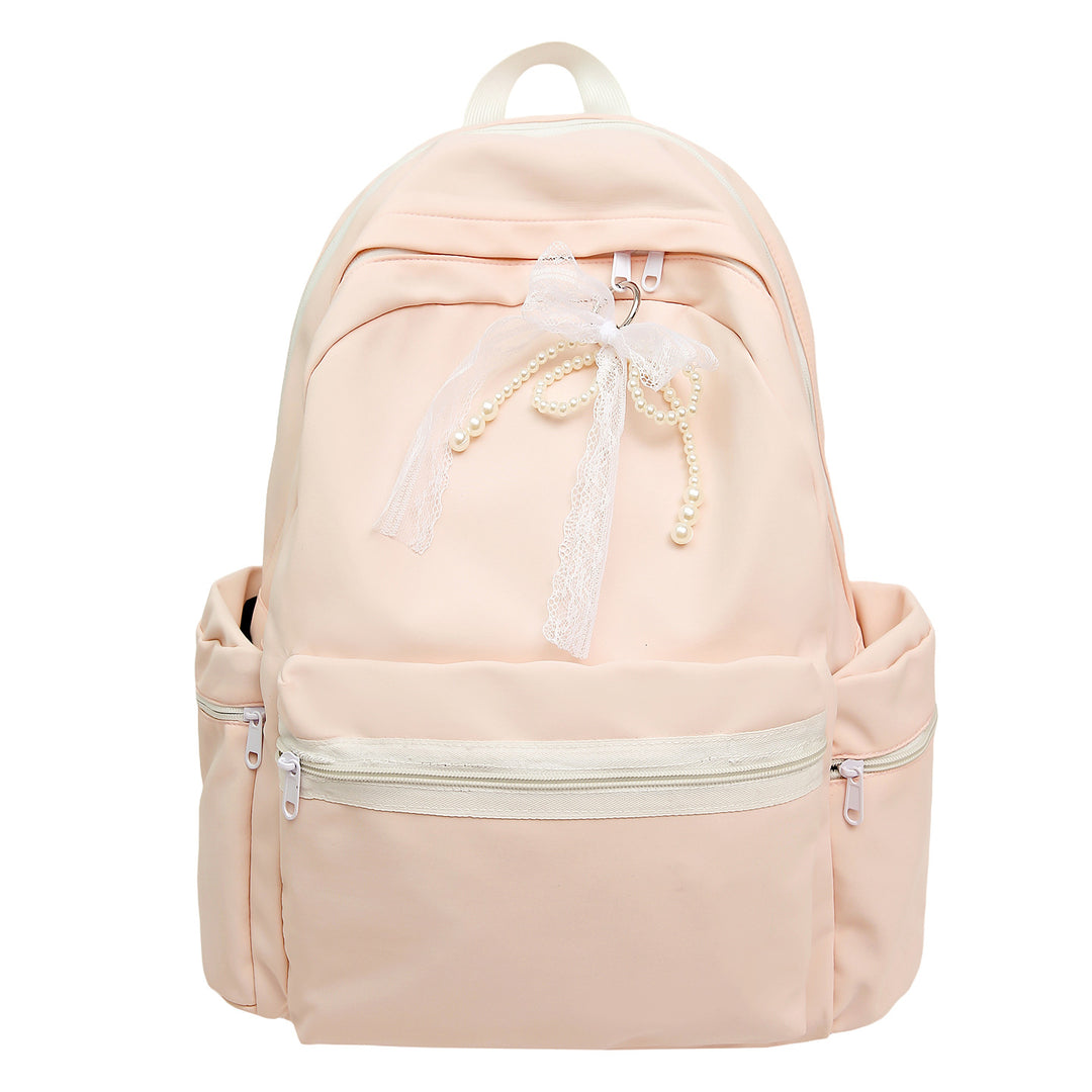 Decorative Lace-Trim Backpack