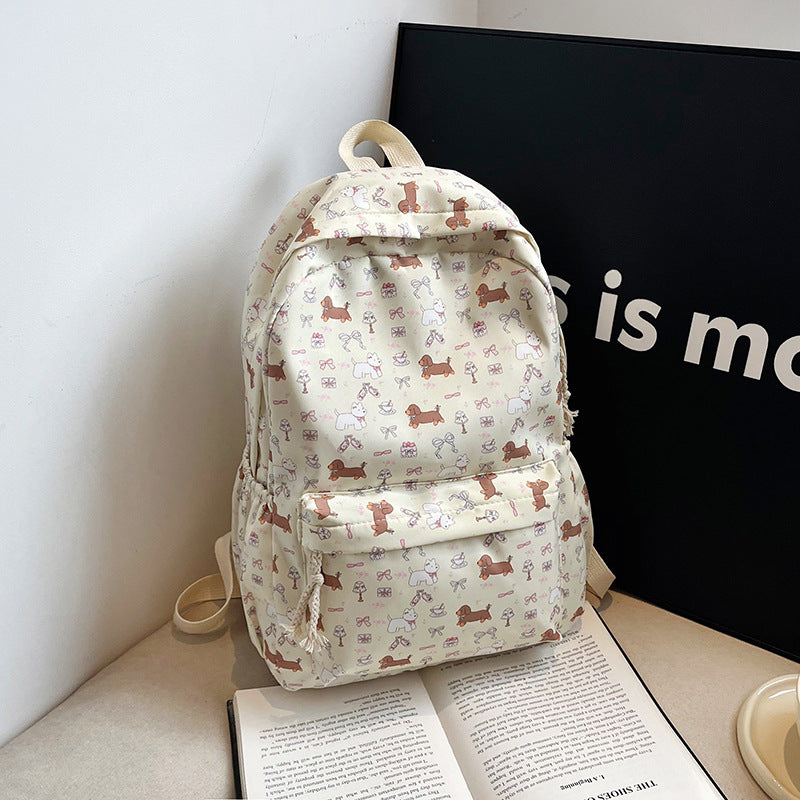 Whimsical Animal Print Backpack Kalsten