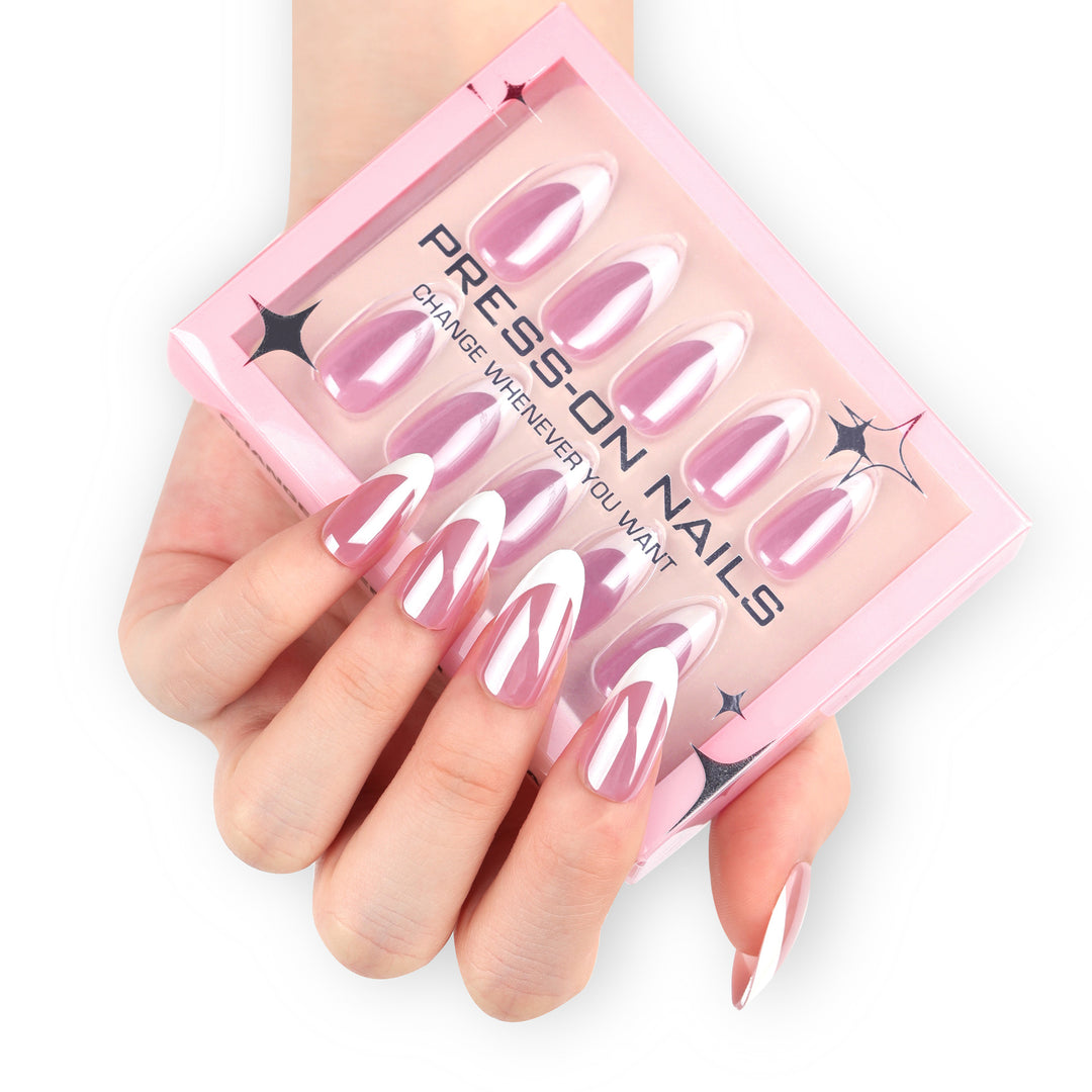 Artificial press-on nails with modern ombre effect Kalsten