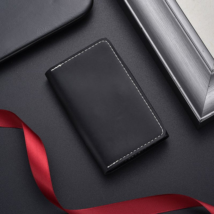 Premium Leather Minimalist Passport Holder Kalsten