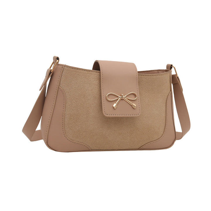 Stylish Faux Suede Handbag Kalsten