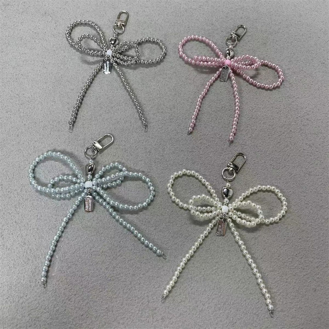 Decorative Beaded Bow Keychain Kalsten 1790135272
