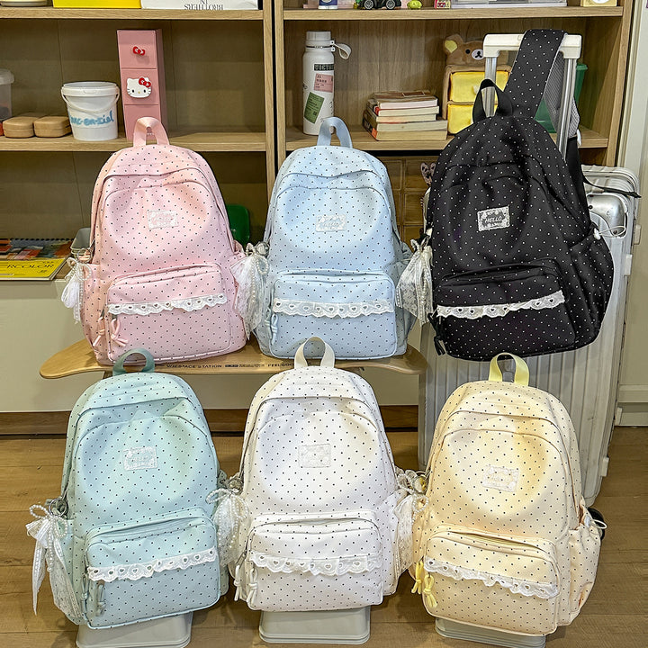 Adorable Polka Dot Backpack Kalsten