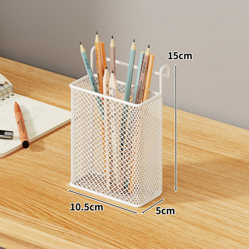 Mesh Two-Tier Desktop Document and Stationery Organizer