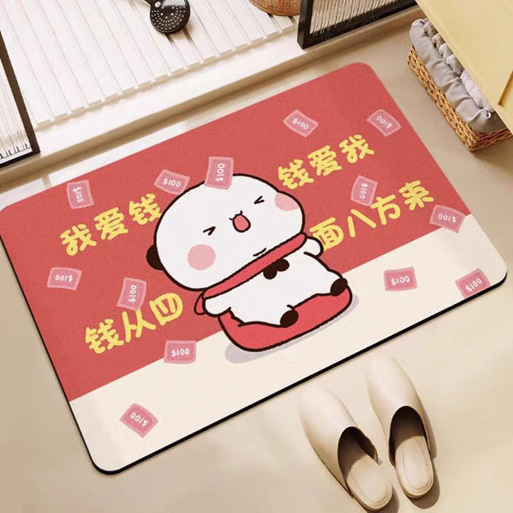 Cartoon Character Absorbent Floor Mat