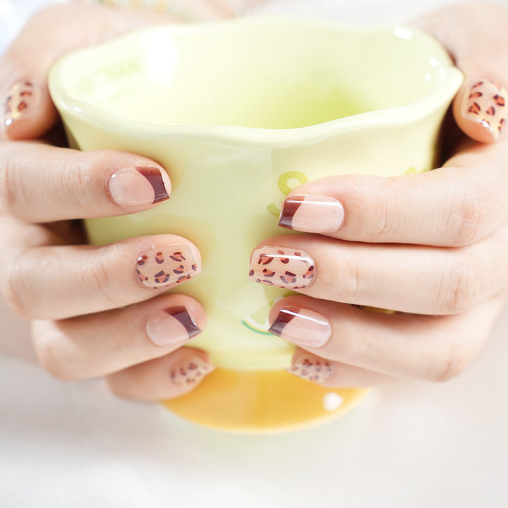 Trendy Animal Print Press-On Nail Set Kalsten