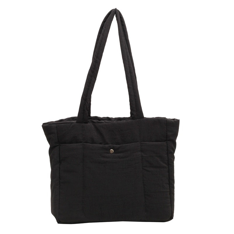 Quilted Oversized Tote Bag