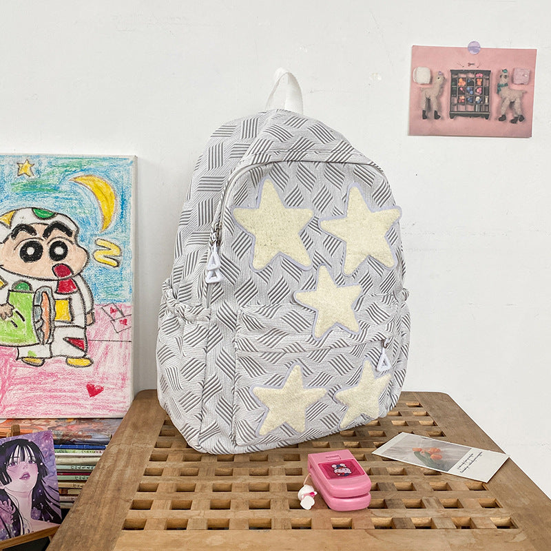 Backpack with Stylish Star Design and Comfortable Carrying System Kalsten