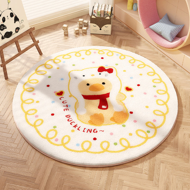 Cartoon Character Playful Area Rug