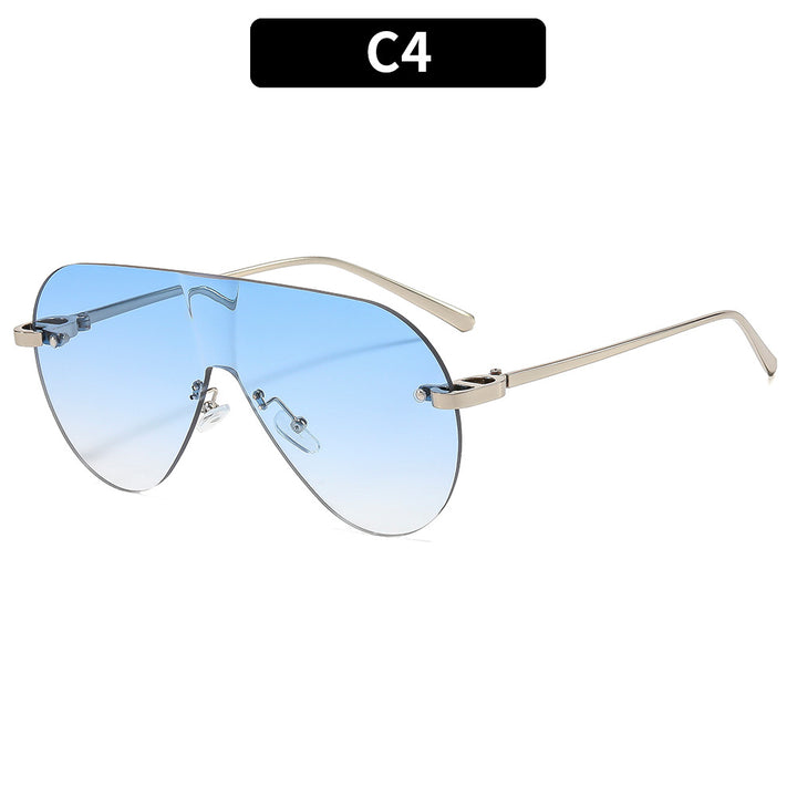 High-Performance Oversized Aviator Sunglasses