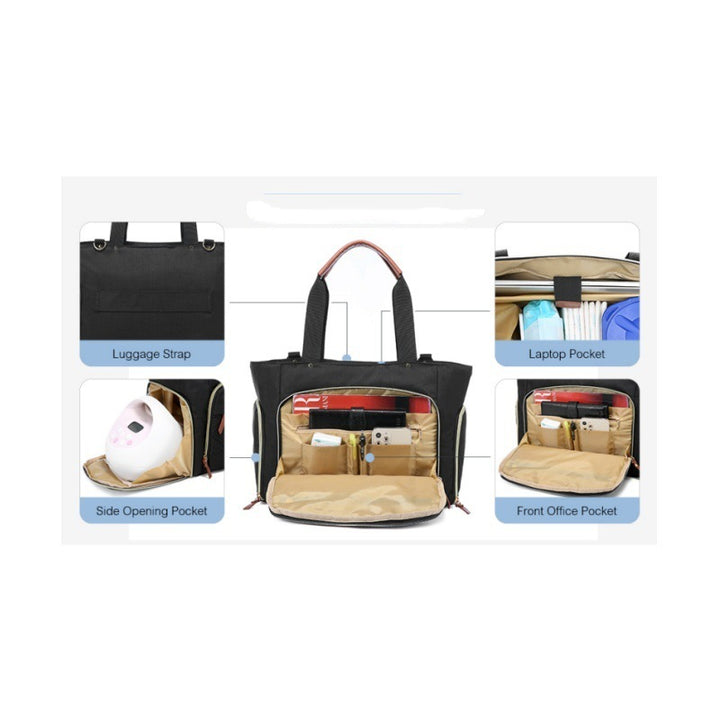 Multifunctional Travel Bag with Insulated Compartments Kalsten