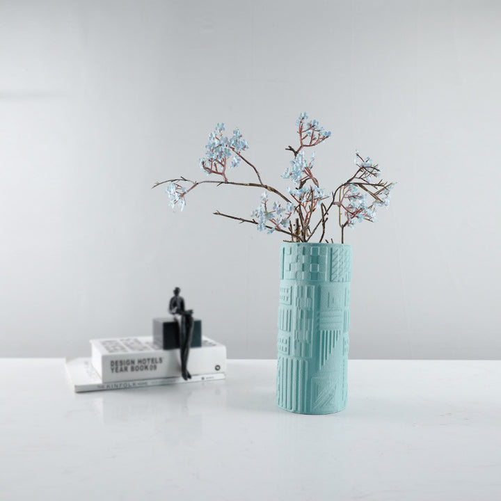 Textured Ceramic Decorative Vase