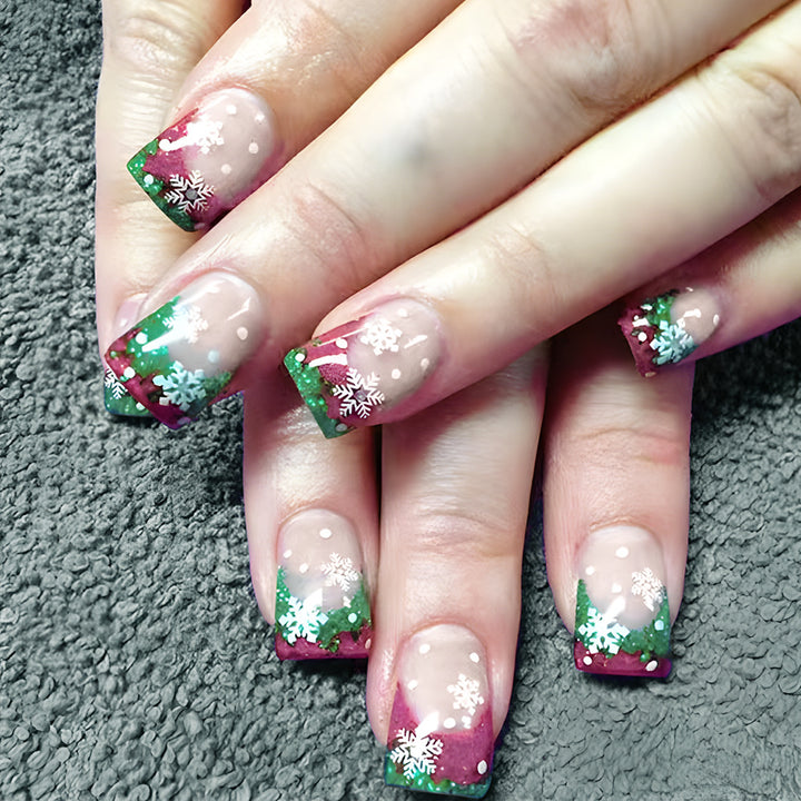 Holiday-Themed Decorative Press-On Nails Kalsten