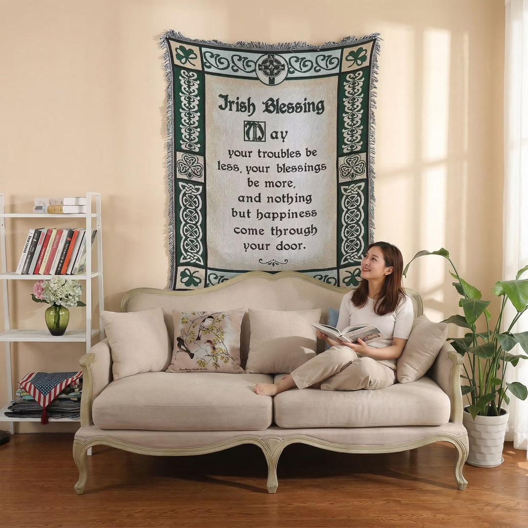 Inspirational Decorative Tapestry Blanket