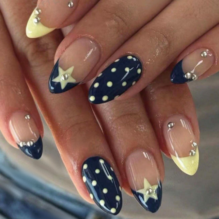 Creative Polka Dot Press-On Nails Set kalsten