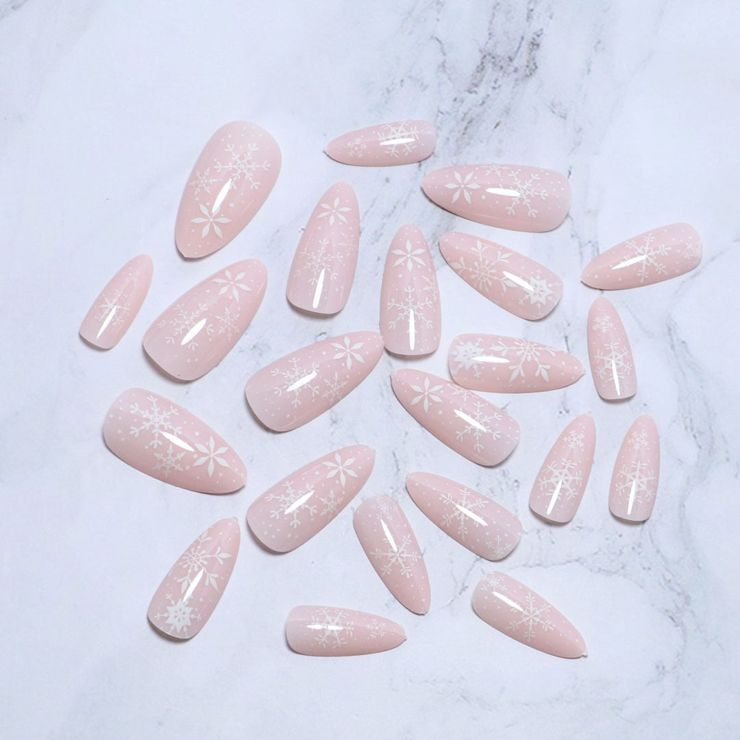 Artistic Glitter Press-On Nail Set Kalsten