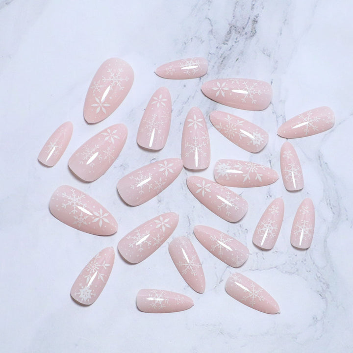 Artistic Glitter Press-On Nail Set Kalsten