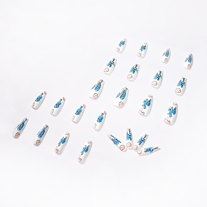 Artful Nail Art with Cookie Motif Kalsten