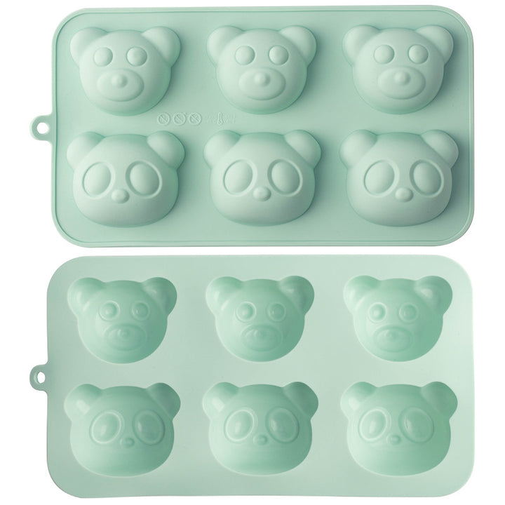Silicone Ice Cube Mold with Cute Bear Head Design Kalsten