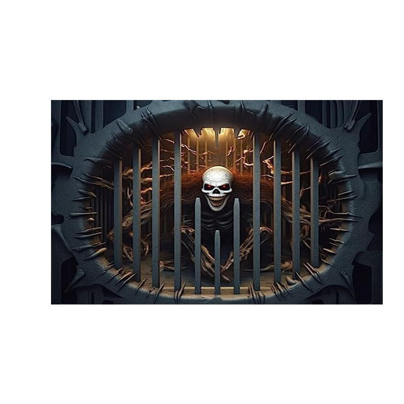 Halloween-Themed Slotted Entrance Mat Kalsten