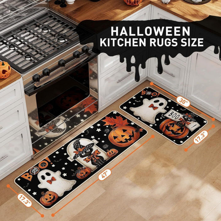 Floral Design Kitchen Runner Mat