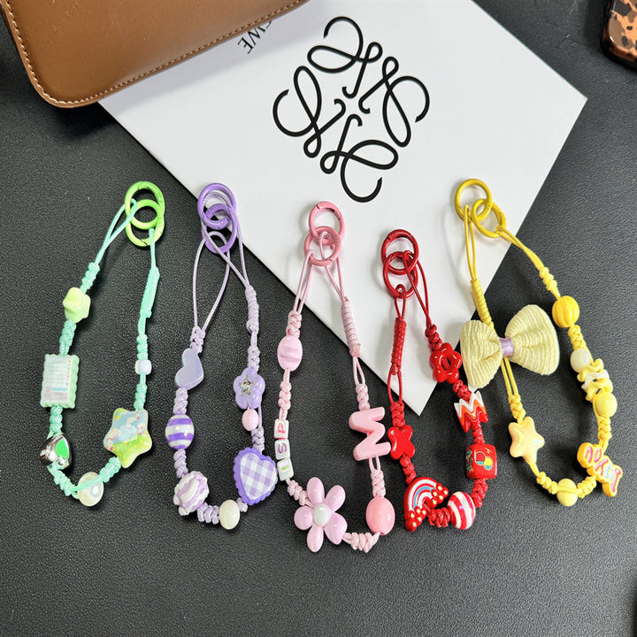Playful Themed Bead Keychain Kalsten