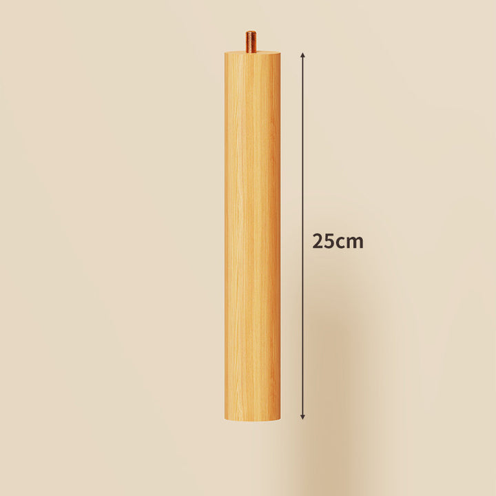 Compact Square Bamboo Shelf Panel with Rounded Corners and Pre-Drilled Mounting Holes