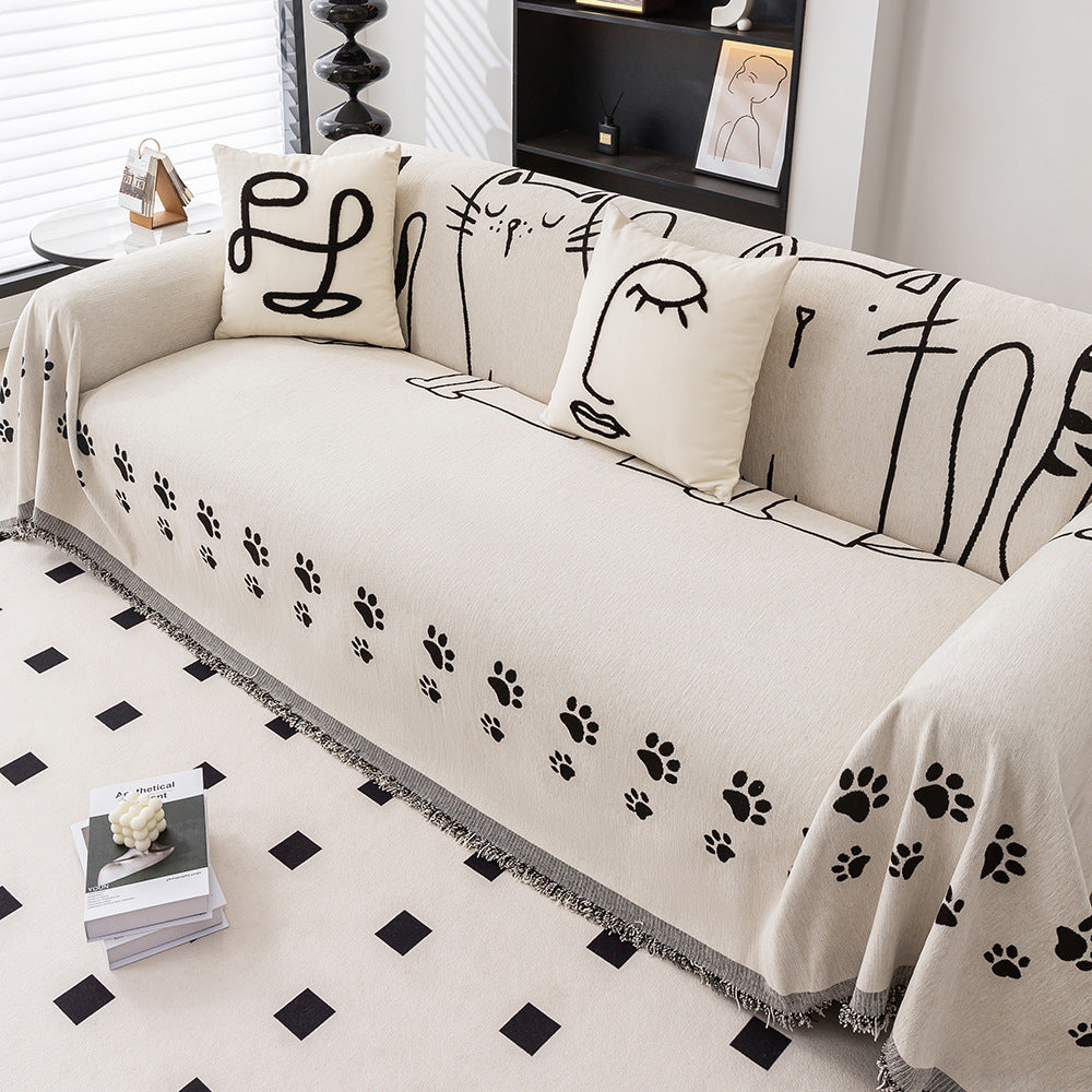 Artistic Abstract Throw Blanket