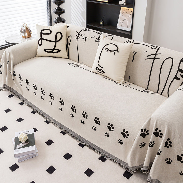Artistic Abstract Throw Blanket