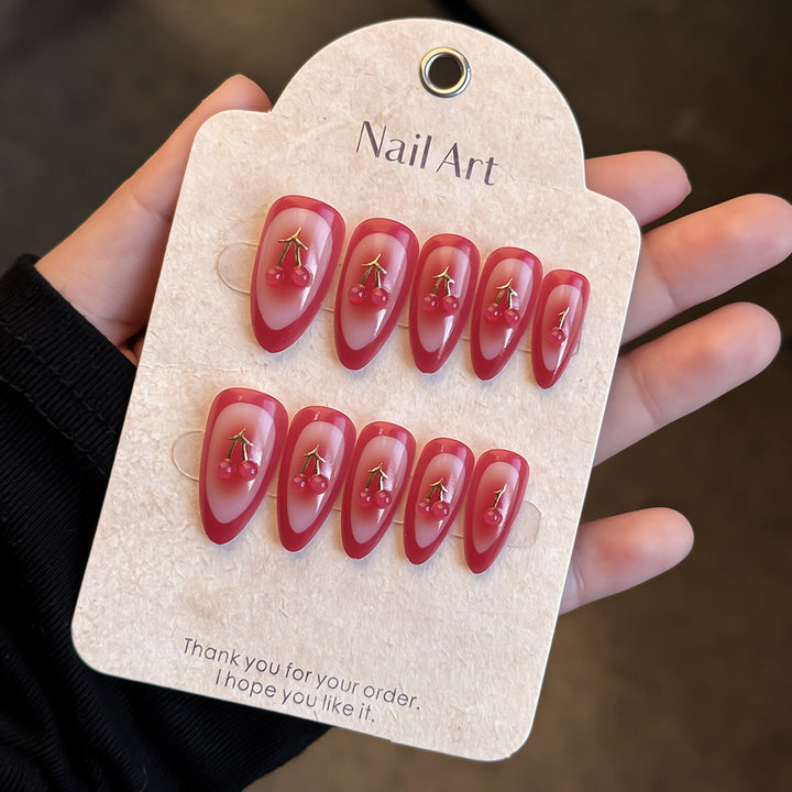 Premium Decorative Press-On Nail Set Kalsten