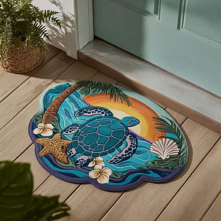 Nautical Sea Turtle Accent Mat Kalsten