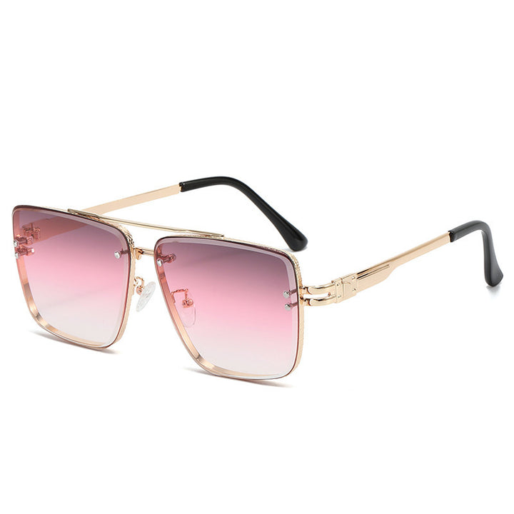 Women Elegant Oversized Sunglasses with Gradient Lenses and Eye-Catching Frame Kalsten