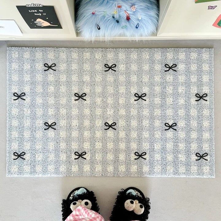 Stylish Gingham Pattern Decorative Mat