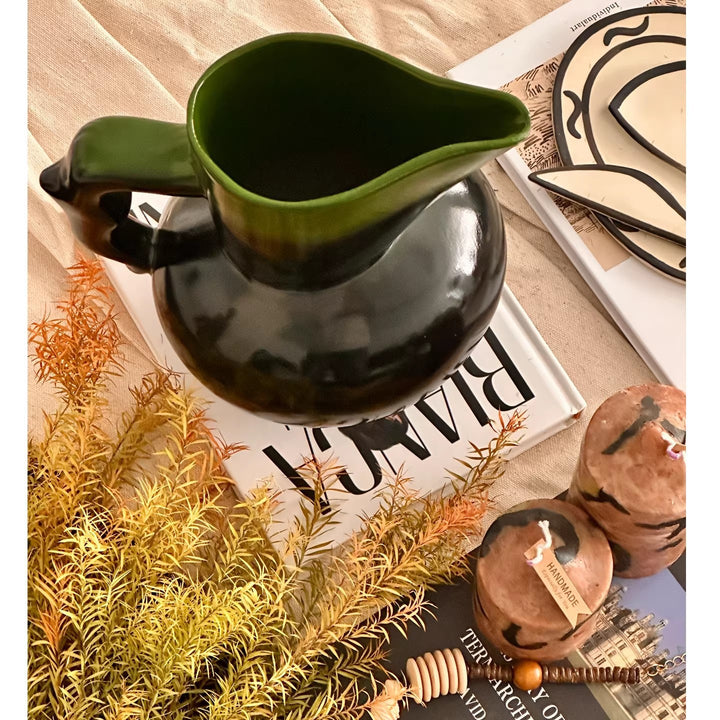Decorative Ceramic Water Pitcher