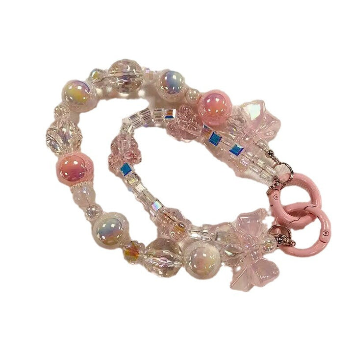 Detailed Beaded Charm Keychain Kalsten