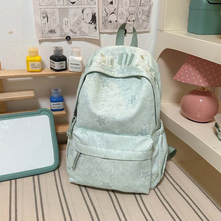 Star Print Decorative Backpack Kalsten