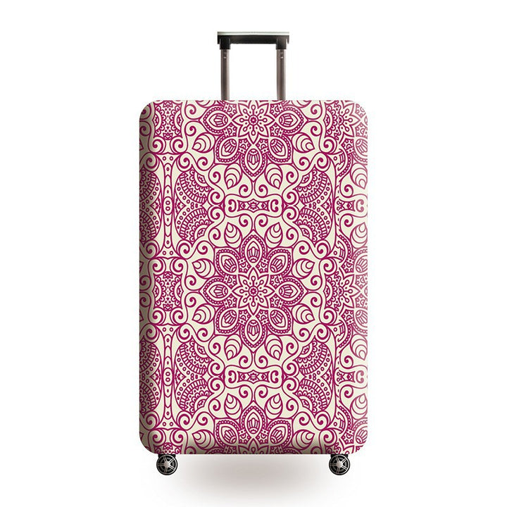 Women's Hard Shell Suitcase with Ethnic Pattern Kalsten