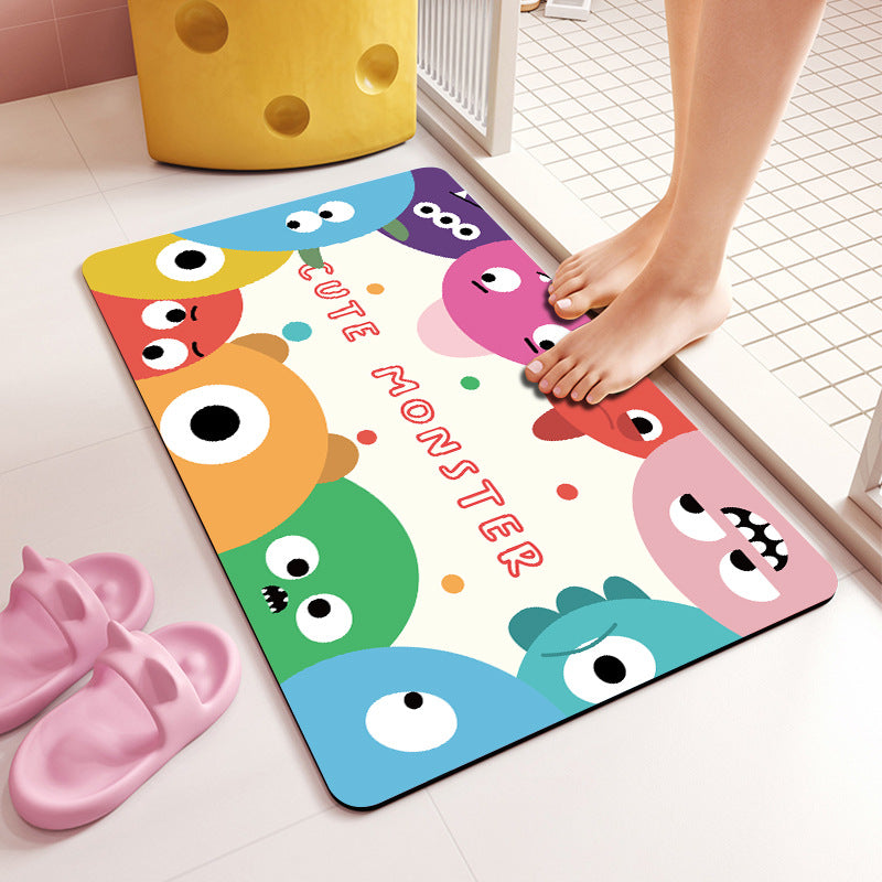 Playful Cartoon-Themed Area Mat