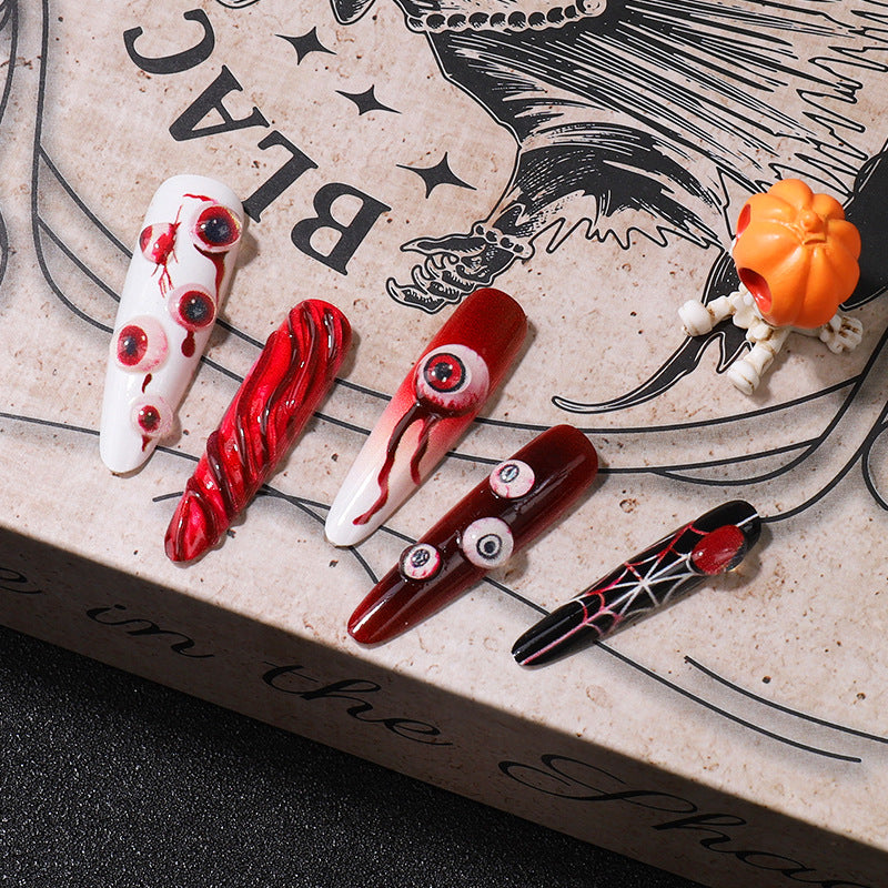 Creative Halloween-Themed Press-On Nail Set Kalsten