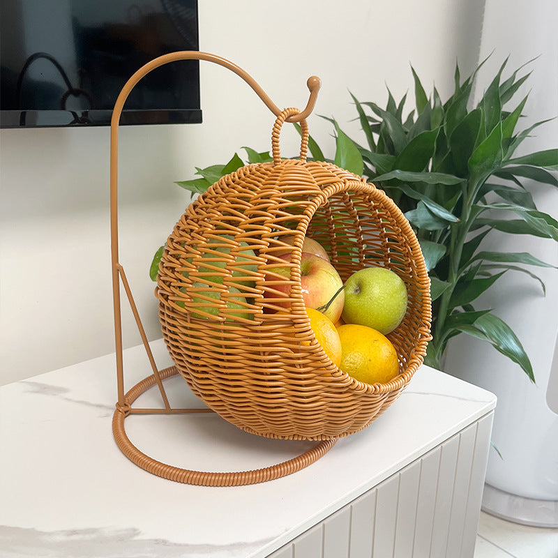 Modern Hanging Woven Basket Stand Kalsten