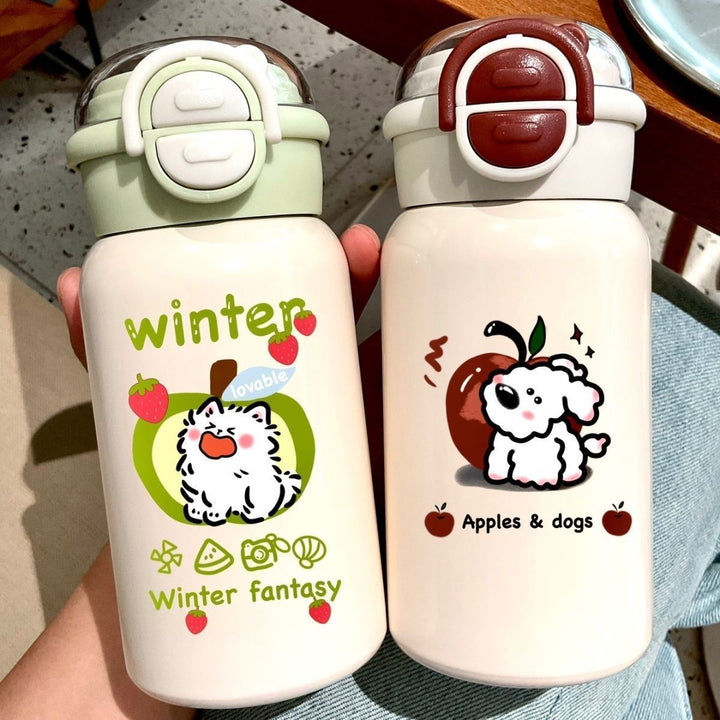 Ladies creative and functional water bottle with leak-proof lid Kalsten