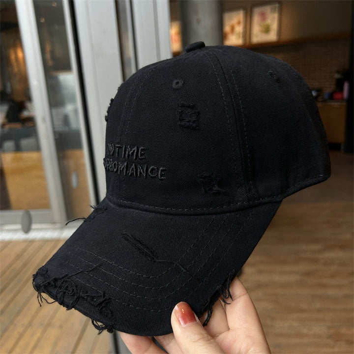 Women's Distressed Cotton Adjustable Baseball Cap Kalsten 1784084193