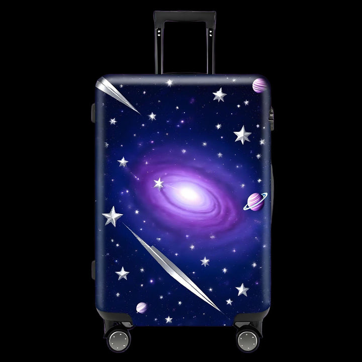 Women's Hard Shell Travel Suitcase with Eye-Catching Phrase Design Kalsten