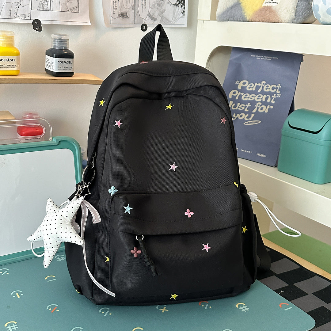 Casual Embroidered Star Backpack Kalsten