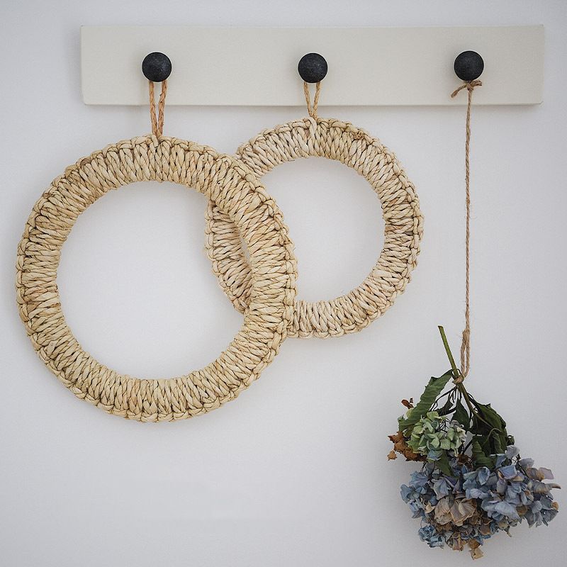 Handcrafted Natural Fiber Wall Decor