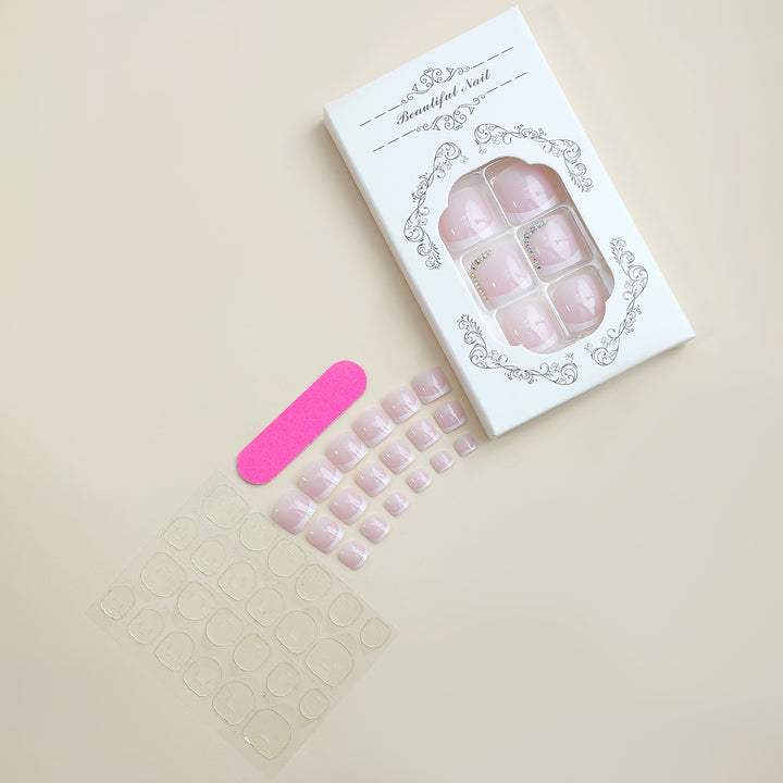 Premium Press-On Nail Set with Elegant Design Elements Kalsten