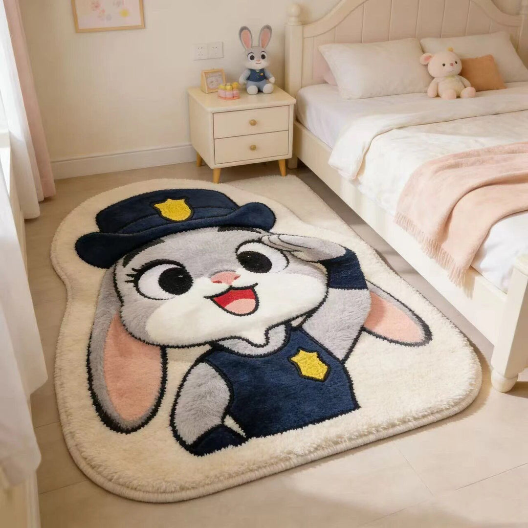 Cute Shapes Cartoon Rug