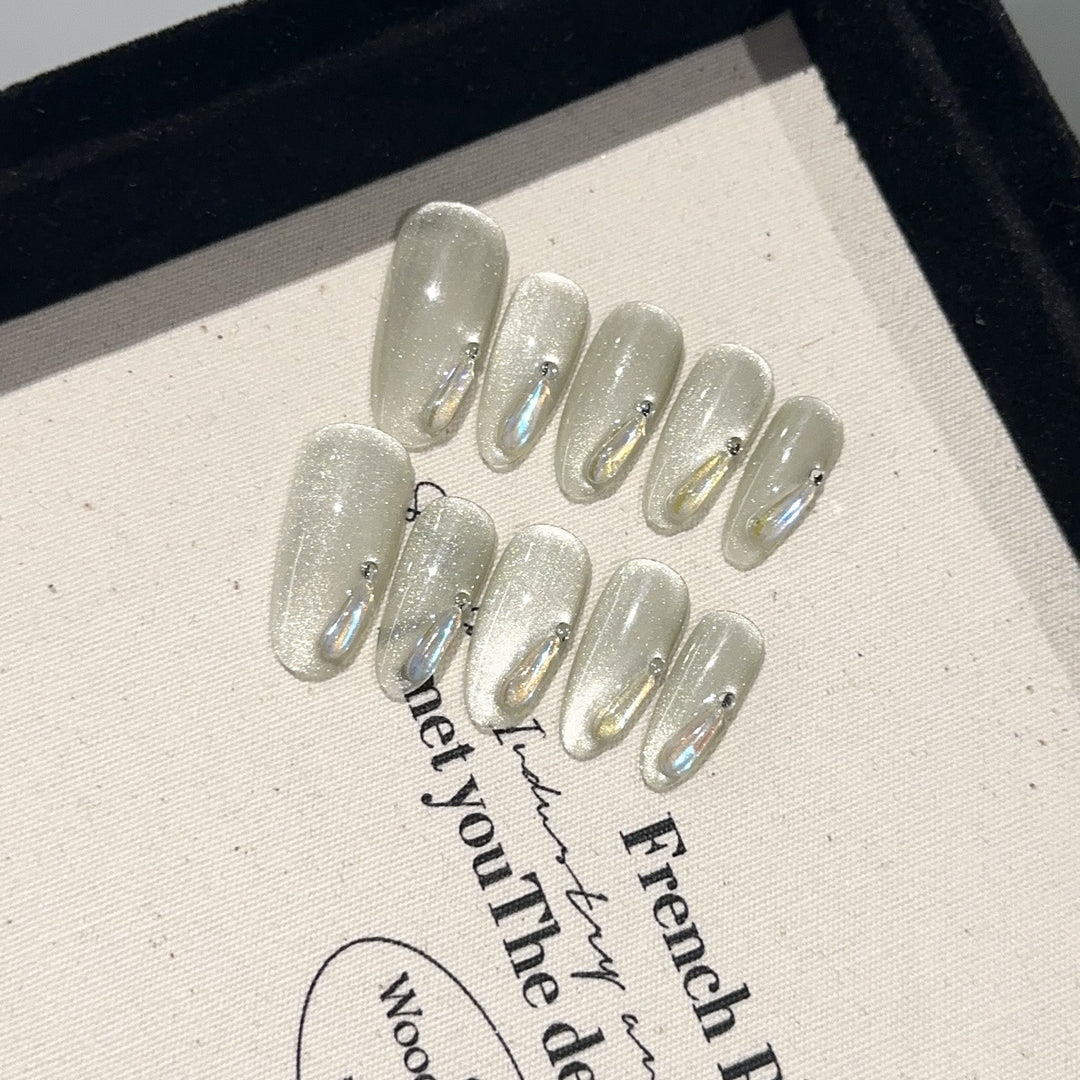 Sparkling Glitter Press-On Nail Art Set